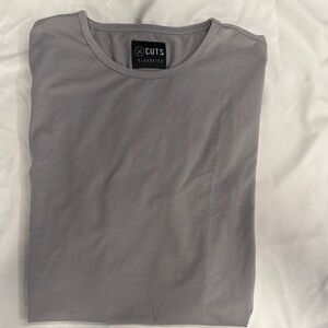 Cuts Clothing Gray Short Sleeve Tee
